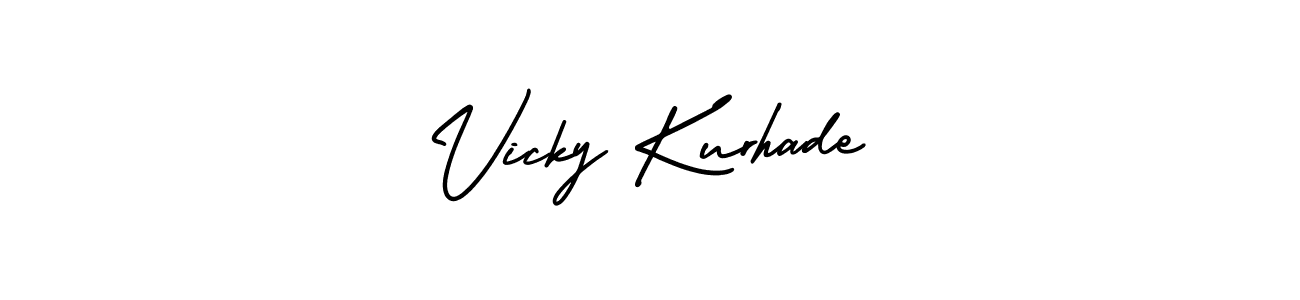 Make a short Vicky Kurhade signature style. Manage your documents anywhere anytime using AmerikaSignatureDemo-Regular. Create and add eSignatures, submit forms, share and send files easily. Vicky Kurhade signature style 3 images and pictures png