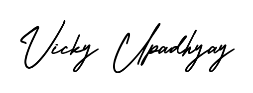 Check out images of Autograph of Vicky Upadhyay name. Actor Vicky Upadhyay Signature Style. AmerikaSignatureDemo-Regular is a professional sign style online. Vicky Upadhyay signature style 3 images and pictures png