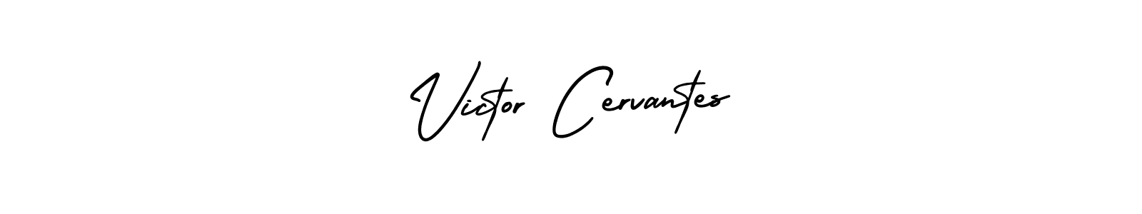 Also we have Victor Cervantes name is the best signature style. Create professional handwritten signature collection using AmerikaSignatureDemo-Regular autograph style. Victor Cervantes signature style 3 images and pictures png