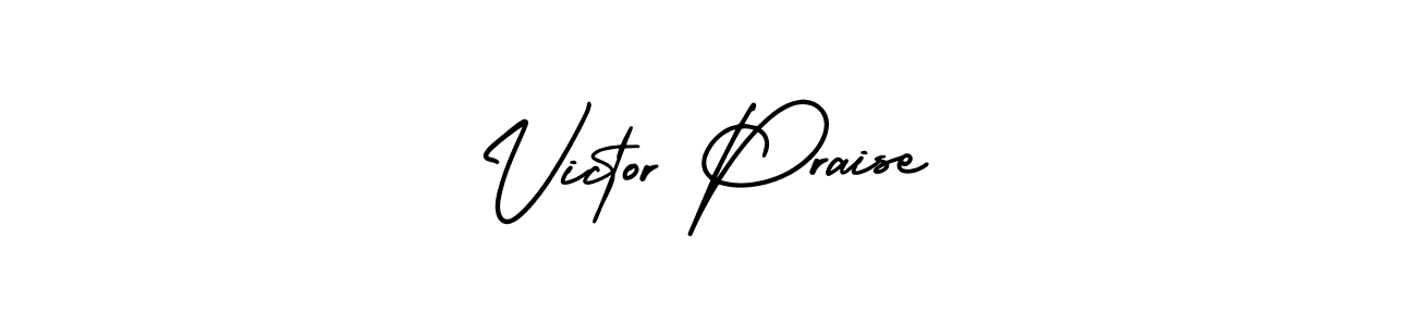 How to make Victor Praise signature? AmerikaSignatureDemo-Regular is a professional autograph style. Create handwritten signature for Victor Praise name. Victor Praise signature style 3 images and pictures png