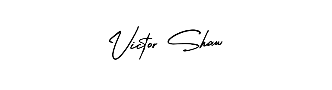 if you are searching for the best signature style for your name Victor Shaw. so please give up your signature search. here we have designed multiple signature styles  using AmerikaSignatureDemo-Regular. Victor Shaw signature style 3 images and pictures png