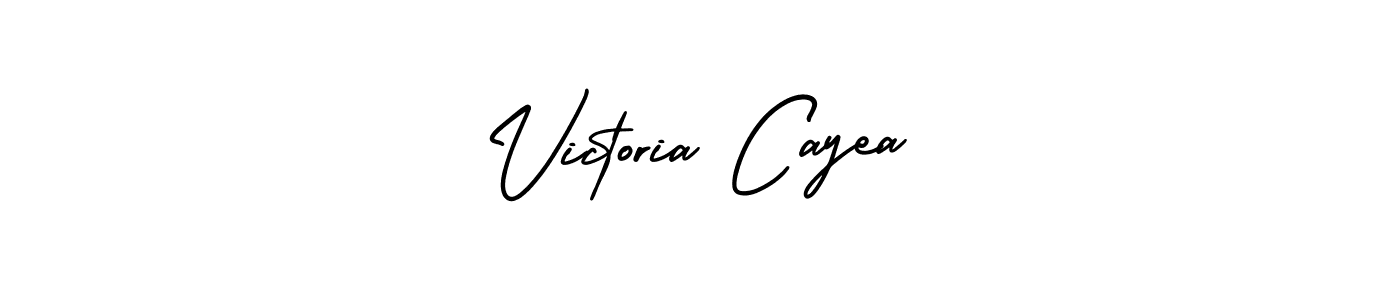 Make a beautiful signature design for name Victoria Cayea. With this signature (AmerikaSignatureDemo-Regular) style, you can create a handwritten signature for free. Victoria Cayea signature style 3 images and pictures png