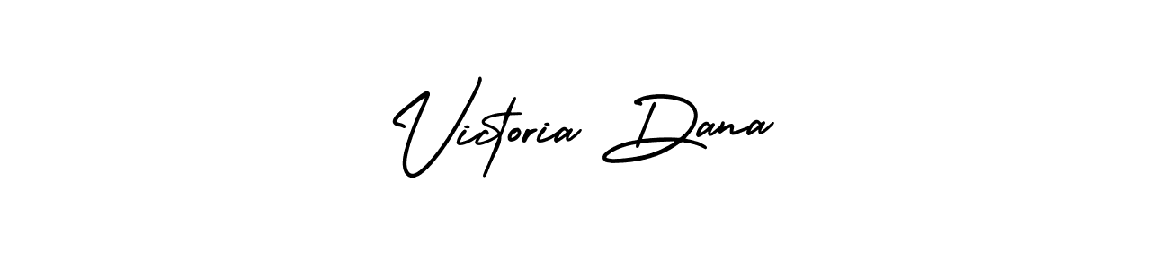 AmerikaSignatureDemo-Regular is a professional signature style that is perfect for those who want to add a touch of class to their signature. It is also a great choice for those who want to make their signature more unique. Get Victoria Dana name to fancy signature for free. Victoria Dana signature style 3 images and pictures png