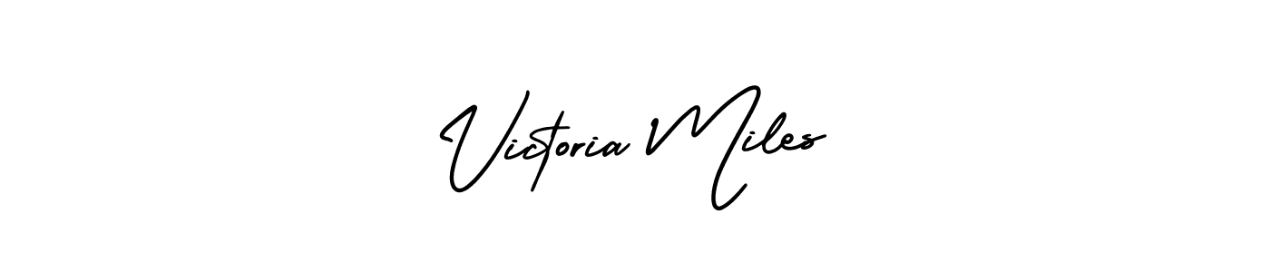 AmerikaSignatureDemo-Regular is a professional signature style that is perfect for those who want to add a touch of class to their signature. It is also a great choice for those who want to make their signature more unique. Get Victoria Miles name to fancy signature for free. Victoria Miles signature style 3 images and pictures png