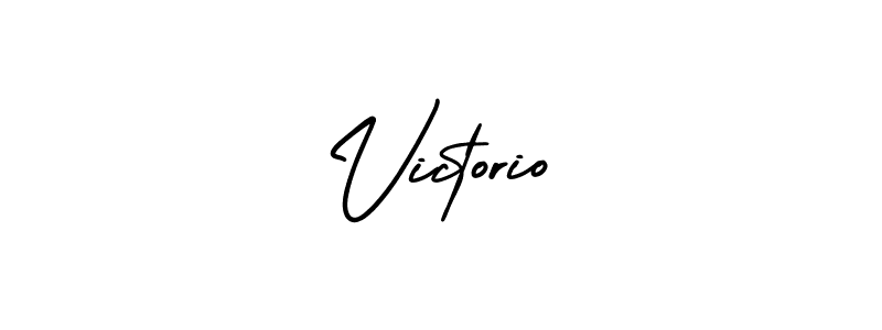 How to make Victorio signature? AmerikaSignatureDemo-Regular is a professional autograph style. Create handwritten signature for Victorio name. Victorio signature style 3 images and pictures png