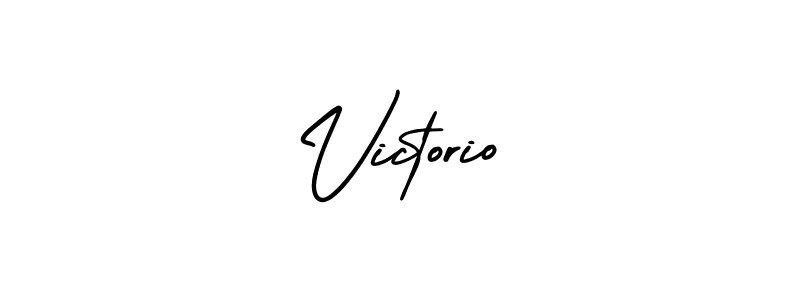 How to make Victorio signature? AmerikaSignatureDemo-Regular is a professional autograph style. Create handwritten signature for Victorio name. Victorio signature style 3 images and pictures png