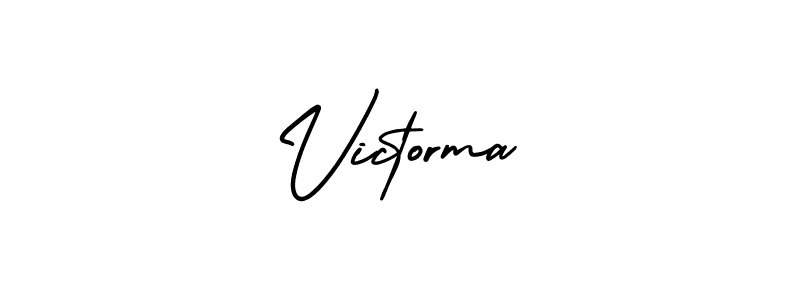 It looks lik you need a new signature style for name Victorma. Design unique handwritten (AmerikaSignatureDemo-Regular) signature with our free signature maker in just a few clicks. Victorma signature style 3 images and pictures png