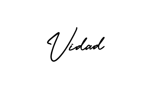 You can use this online signature creator to create a handwritten signature for the name Vidad. This is the best online autograph maker. Vidad signature style 3 images and pictures png