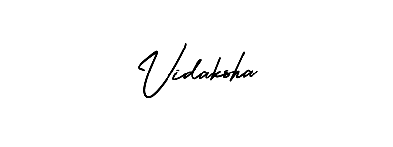 AmerikaSignatureDemo-Regular is a professional signature style that is perfect for those who want to add a touch of class to their signature. It is also a great choice for those who want to make their signature more unique. Get Vidaksha name to fancy signature for free. Vidaksha signature style 3 images and pictures png