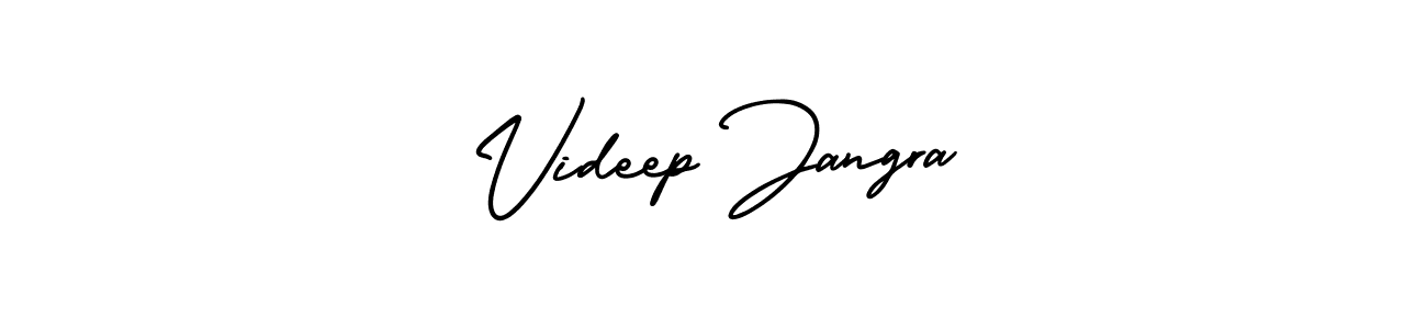 How to make Videep Jangra signature? AmerikaSignatureDemo-Regular is a professional autograph style. Create handwritten signature for Videep Jangra name. Videep Jangra signature style 3 images and pictures png
