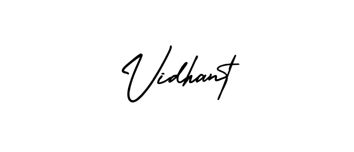 How to Draw Vidhant signature style? AmerikaSignatureDemo-Regular is a latest design signature styles for name Vidhant. Vidhant signature style 3 images and pictures png