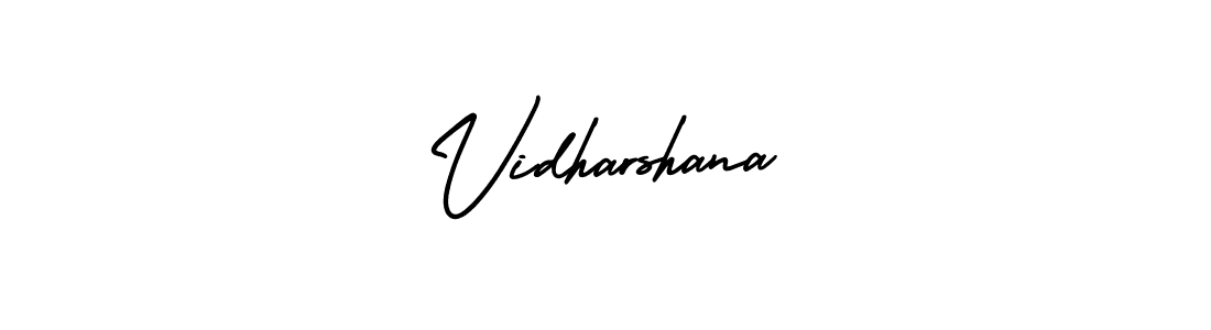 It looks lik you need a new signature style for name Vidharshana. Design unique handwritten (AmerikaSignatureDemo-Regular) signature with our free signature maker in just a few clicks. Vidharshana signature style 3 images and pictures png