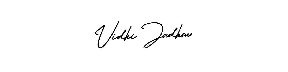 Also we have Vidhi Jadhav name is the best signature style. Create professional handwritten signature collection using AmerikaSignatureDemo-Regular autograph style. Vidhi Jadhav signature style 3 images and pictures png