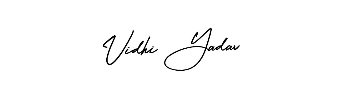 Make a beautiful signature design for name Vidhi Yadav. Use this online signature maker to create a handwritten signature for free. Vidhi Yadav signature style 3 images and pictures png