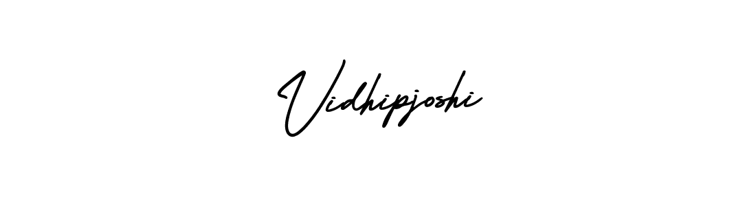 Vidhipjoshi stylish signature style. Best Handwritten Sign (AmerikaSignatureDemo-Regular) for my name. Handwritten Signature Collection Ideas for my name Vidhipjoshi. Vidhipjoshi signature style 3 images and pictures png