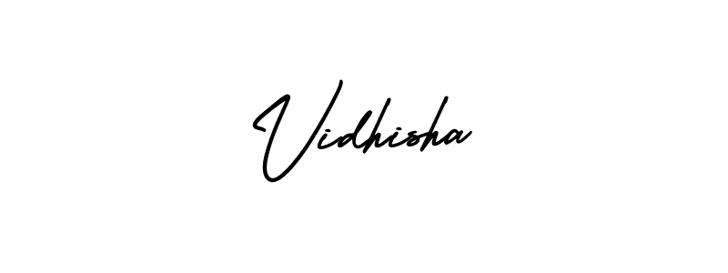 Make a beautiful signature design for name Vidhisha. Use this online signature maker to create a handwritten signature for free. Vidhisha signature style 3 images and pictures png