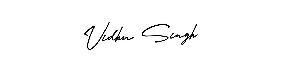 Also You can easily find your signature by using the search form. We will create Vidhu Singh name handwritten signature images for you free of cost using AmerikaSignatureDemo-Regular sign style. Vidhu Singh signature style 3 images and pictures png