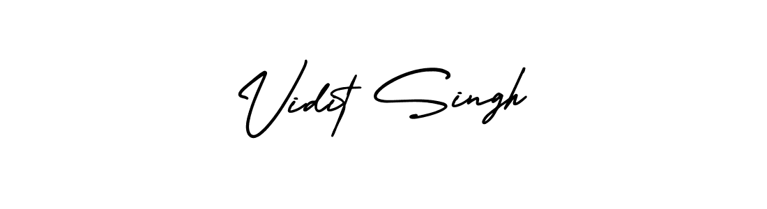 Also You can easily find your signature by using the search form. We will create Vidit Singh name handwritten signature images for you free of cost using AmerikaSignatureDemo-Regular sign style. Vidit Singh signature style 3 images and pictures png