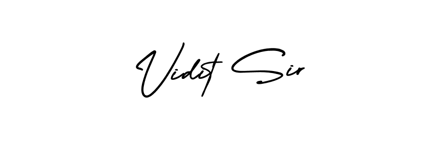 Also we have Vidit Sir name is the best signature style. Create professional handwritten signature collection using AmerikaSignatureDemo-Regular autograph style. Vidit Sir signature style 3 images and pictures png