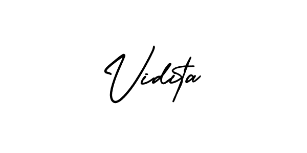 Also we have Vidita name is the best signature style. Create professional handwritten signature collection using AmerikaSignatureDemo-Regular autograph style. Vidita signature style 3 images and pictures png