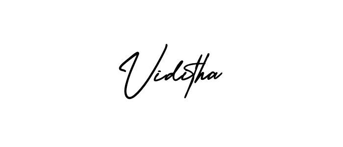 Similarly AmerikaSignatureDemo-Regular is the best handwritten signature design. Signature creator online .You can use it as an online autograph creator for name Viditha. Viditha signature style 3 images and pictures png