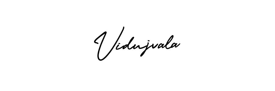 Also we have Vidujvala name is the best signature style. Create professional handwritten signature collection using AmerikaSignatureDemo-Regular autograph style. Vidujvala signature style 3 images and pictures png