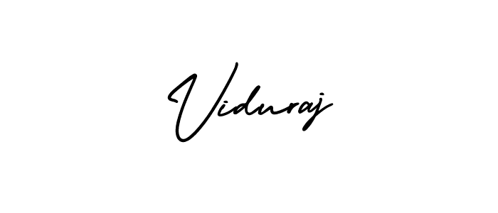 This is the best signature style for the Viduraj name. Also you like these signature font (AmerikaSignatureDemo-Regular). Mix name signature. Viduraj signature style 3 images and pictures png