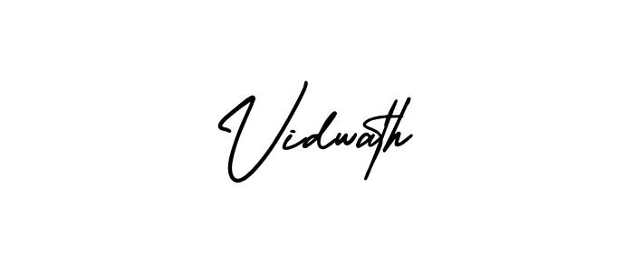 Make a beautiful signature design for name Vidwath. With this signature (AmerikaSignatureDemo-Regular) style, you can create a handwritten signature for free. Vidwath signature style 3 images and pictures png