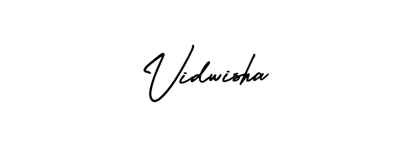 Create a beautiful signature design for name Vidwisha. With this signature (AmerikaSignatureDemo-Regular) fonts, you can make a handwritten signature for free. Vidwisha signature style 3 images and pictures png