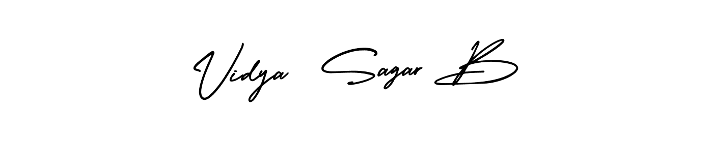 You can use this online signature creator to create a handwritten signature for the name Vidya  Sagar B. This is the best online autograph maker. Vidya  Sagar B signature style 3 images and pictures png