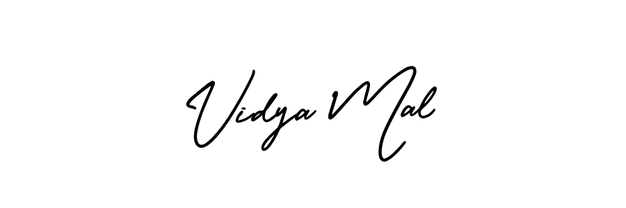 Make a beautiful signature design for name Vidya Mal. Use this online signature maker to create a handwritten signature for free. Vidya Mal signature style 3 images and pictures png