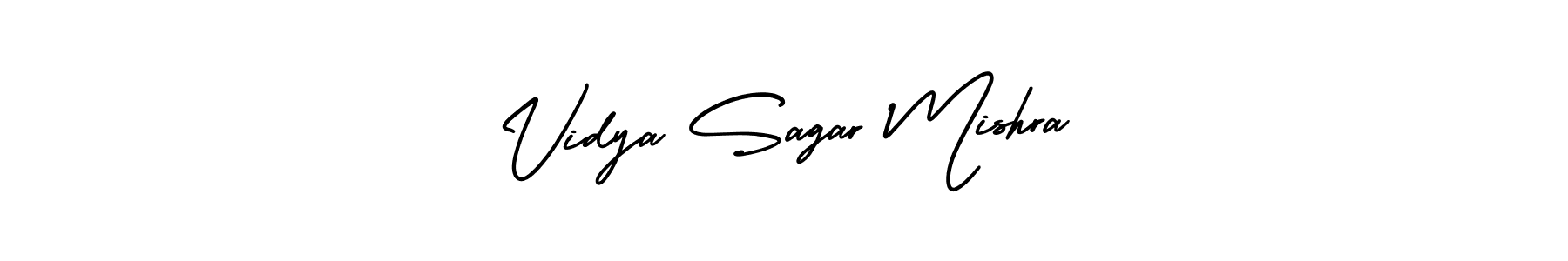 Use a signature maker to create a handwritten signature online. With this signature software, you can design (AmerikaSignatureDemo-Regular) your own signature for name Vidya Sagar Mishra. Vidya Sagar Mishra signature style 3 images and pictures png