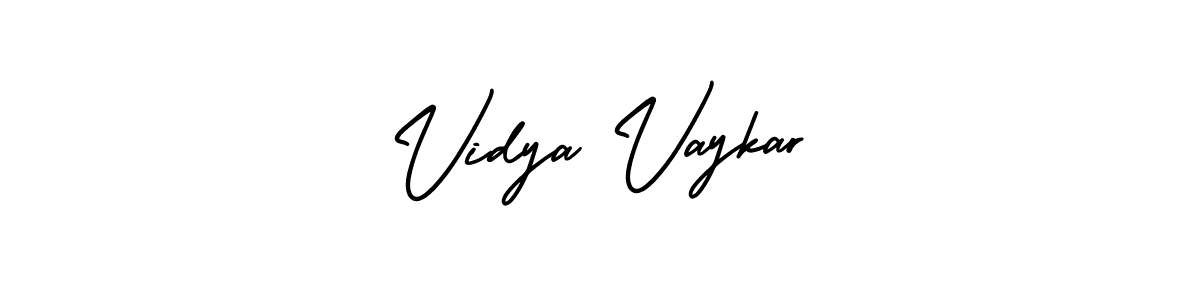 Check out images of Autograph of Vidya Vaykar name. Actor Vidya Vaykar Signature Style. AmerikaSignatureDemo-Regular is a professional sign style online. Vidya Vaykar signature style 3 images and pictures png