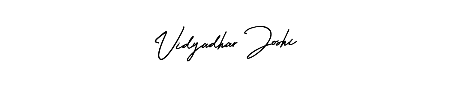How to make Vidyadhar Joshi name signature. Use AmerikaSignatureDemo-Regular style for creating short signs online. This is the latest handwritten sign. Vidyadhar Joshi signature style 3 images and pictures png
