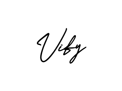 Similarly AmerikaSignatureDemo-Regular is the best handwritten signature design. Signature creator online .You can use it as an online autograph creator for name Vify. Vify signature style 3 images and pictures png