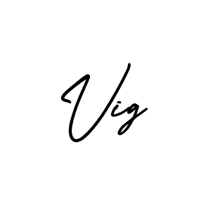 How to make Vig signature? AmerikaSignatureDemo-Regular is a professional autograph style. Create handwritten signature for Vig name. Vig signature style 3 images and pictures png