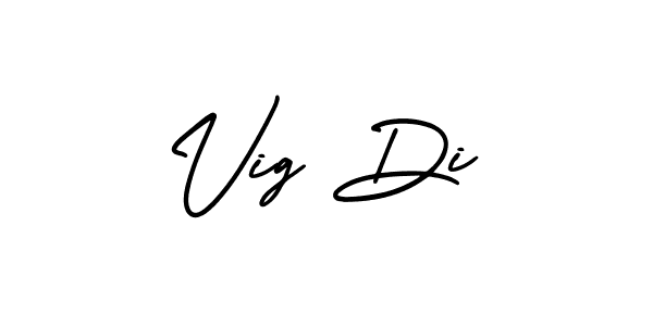 How to Draw Vig Di signature style? AmerikaSignatureDemo-Regular is a latest design signature styles for name Vig Di. Vig Di signature style 3 images and pictures png