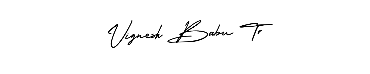 Best and Professional Signature Style for Vignesh Babu Tr. AmerikaSignatureDemo-Regular Best Signature Style Collection. Vignesh Babu Tr signature style 3 images and pictures png