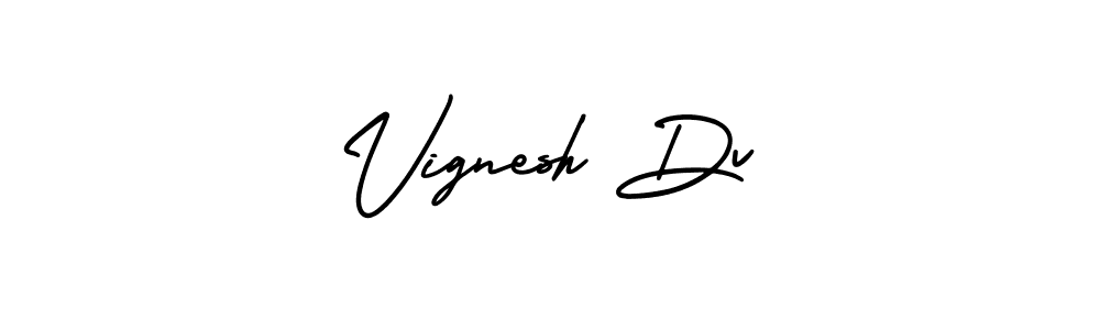 Make a beautiful signature design for name Vignesh Dv. With this signature (AmerikaSignatureDemo-Regular) style, you can create a handwritten signature for free. Vignesh Dv signature style 3 images and pictures png