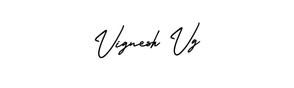 Vignesh Vg stylish signature style. Best Handwritten Sign (AmerikaSignatureDemo-Regular) for my name. Handwritten Signature Collection Ideas for my name Vignesh Vg. Vignesh Vg signature style 3 images and pictures png
