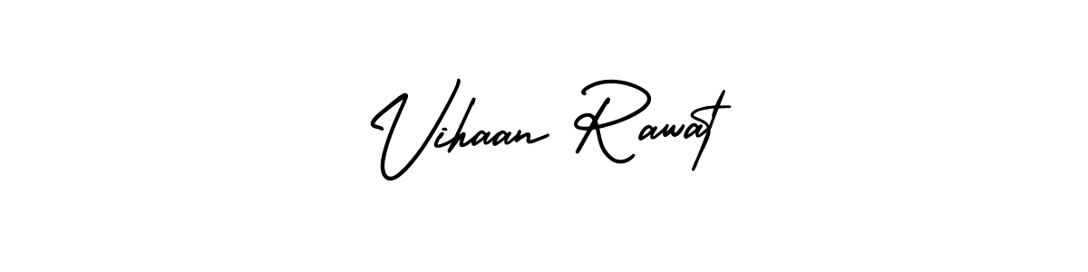 Make a short Vihaan Rawat signature style. Manage your documents anywhere anytime using AmerikaSignatureDemo-Regular. Create and add eSignatures, submit forms, share and send files easily. Vihaan Rawat signature style 3 images and pictures png