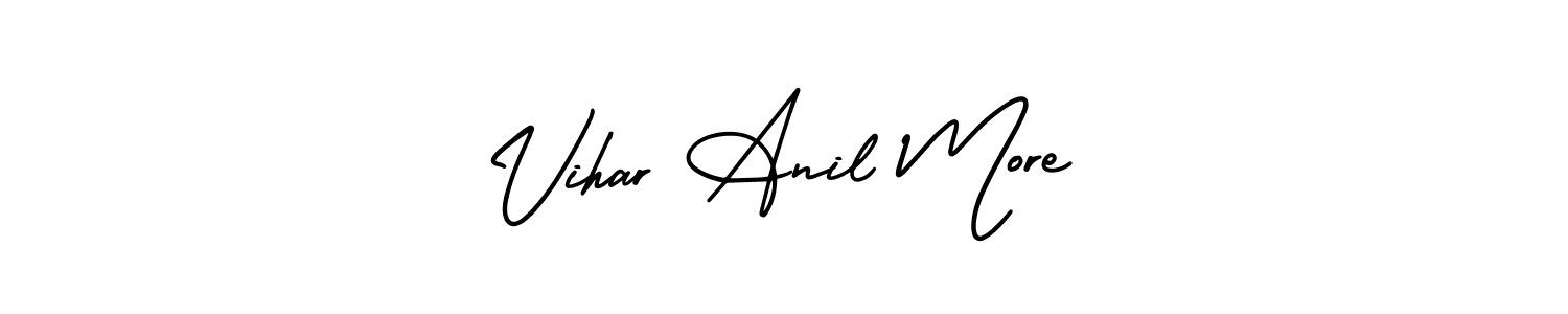 Also we have Vihar Anil More name is the best signature style. Create professional handwritten signature collection using AmerikaSignatureDemo-Regular autograph style. Vihar Anil More signature style 3 images and pictures png