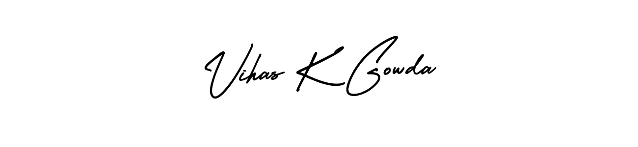 Check out images of Autograph of Vihas K Gowda name. Actor Vihas K Gowda Signature Style. AmerikaSignatureDemo-Regular is a professional sign style online. Vihas K Gowda signature style 3 images and pictures png