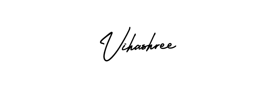 How to make Vihashree signature? AmerikaSignatureDemo-Regular is a professional autograph style. Create handwritten signature for Vihashree name. Vihashree signature style 3 images and pictures png