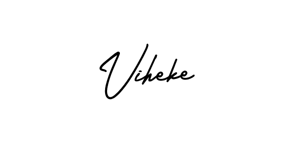 How to Draw Viheke signature style? AmerikaSignatureDemo-Regular is a latest design signature styles for name Viheke. Viheke signature style 3 images and pictures png