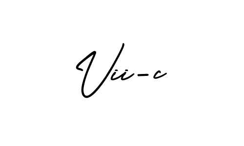 How to Draw Vii-c signature style? AmerikaSignatureDemo-Regular is a latest design signature styles for name Vii-c. Vii-c signature style 3 images and pictures png