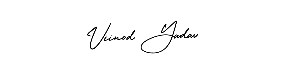 Make a beautiful signature design for name Viinod Yadav. With this signature (AmerikaSignatureDemo-Regular) style, you can create a handwritten signature for free. Viinod Yadav signature style 3 images and pictures png