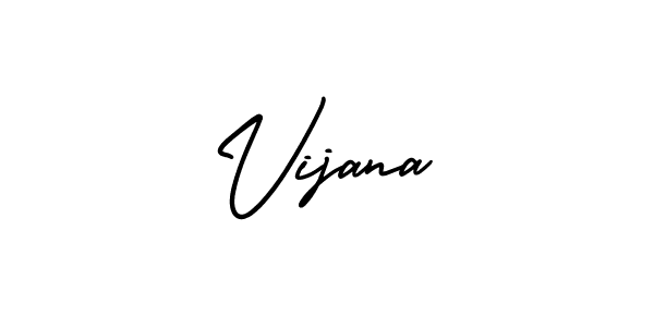 How to Draw Vijana signature style? AmerikaSignatureDemo-Regular is a latest design signature styles for name Vijana. Vijana signature style 3 images and pictures png