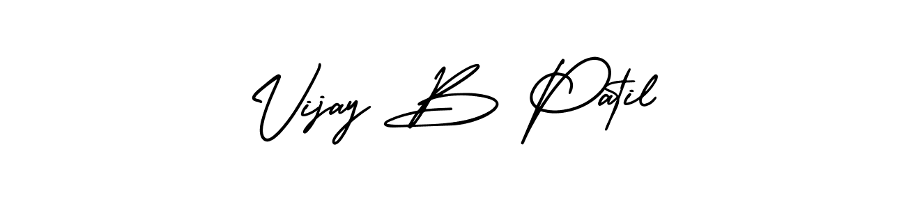 Vijay B Patil stylish signature style. Best Handwritten Sign (AmerikaSignatureDemo-Regular) for my name. Handwritten Signature Collection Ideas for my name Vijay B Patil. Vijay B Patil signature style 3 images and pictures png