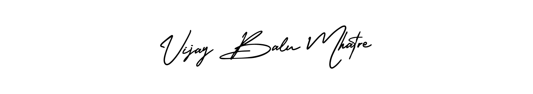 This is the best signature style for the Vijay Balu Mhatre name. Also you like these signature font (AmerikaSignatureDemo-Regular). Mix name signature. Vijay Balu Mhatre signature style 3 images and pictures png